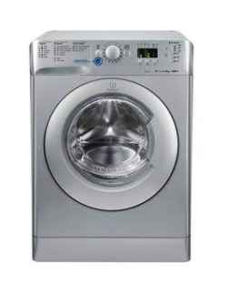 Indesit Innex Xwa81482Xs 1400 Spin, 8Kg Load Washing Machine - Silver